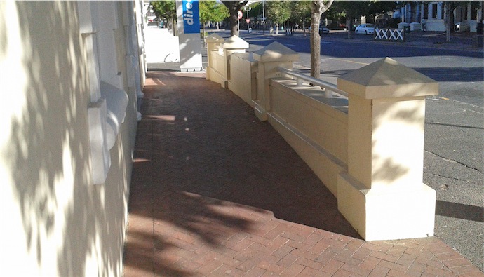 Ramps for disabled persons to gain access to public buildings is very important