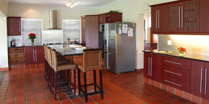 Open plan kitchen