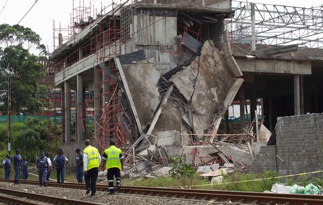 Collapsed building Tongaat